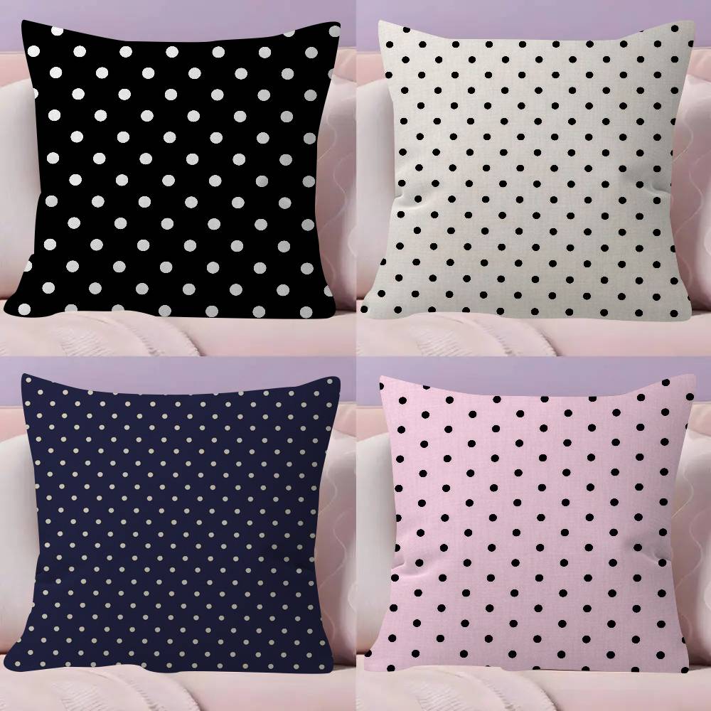 Home Textiles And Furnishing - Fashion Polka Dot Figure Pillow Gifts