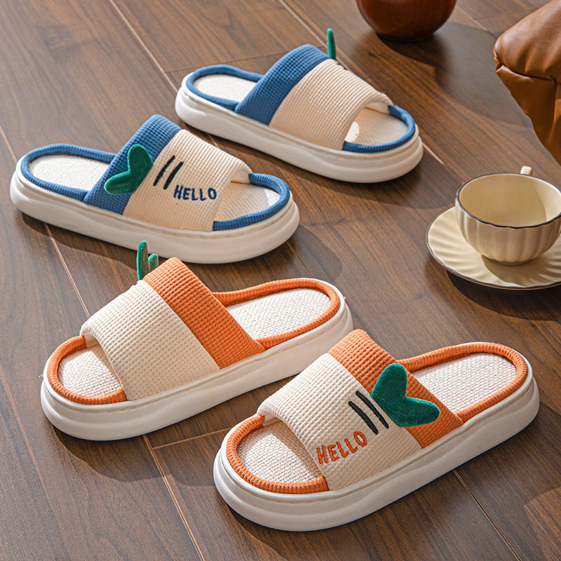 Home Textile - New Style Linen Slippers for Women