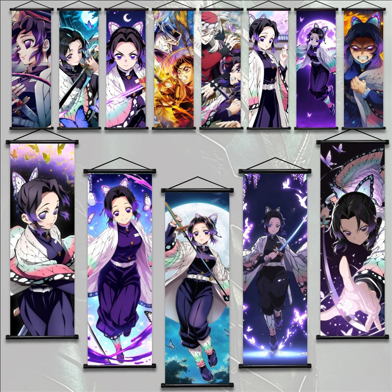 Shinobu Kocho Demon Slayer Art - Home Textile ulasan dan harga