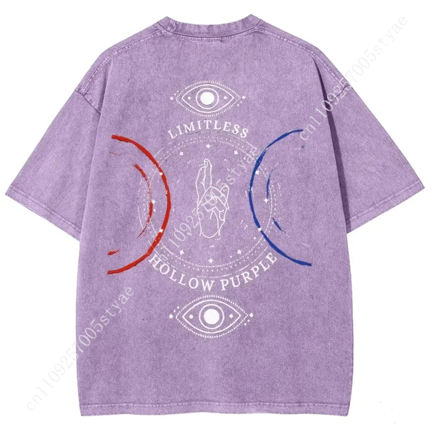 Anime  Gojo Satoru Print T-shi - Quilt Cotton Summer ulasan dan harga