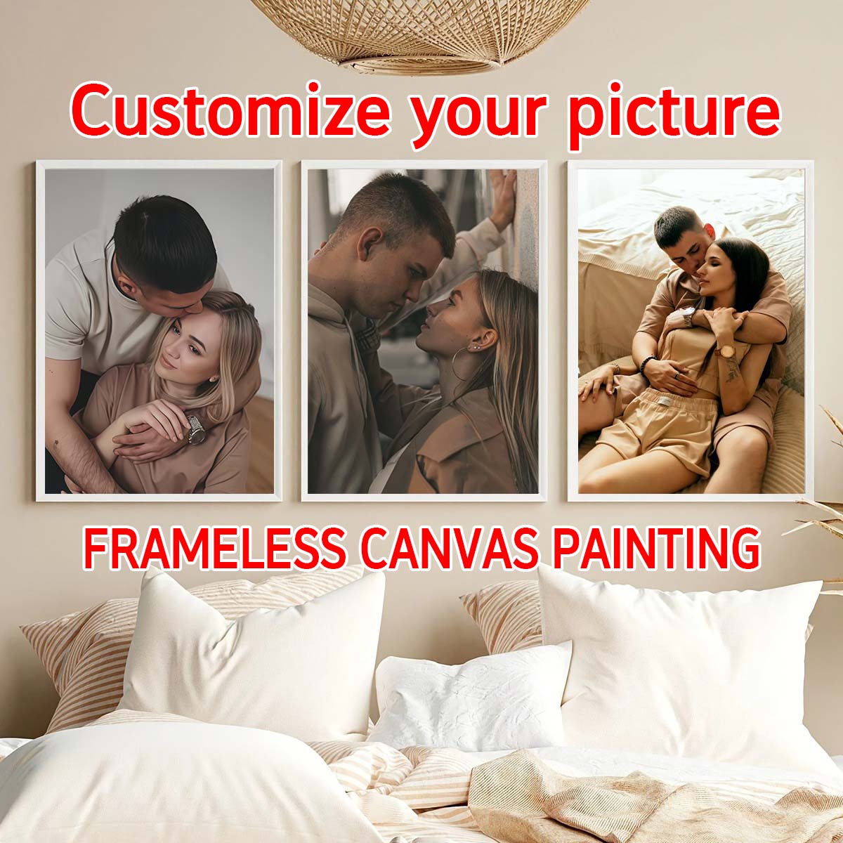 Triptych - 2D custom photo woo - Home Of Textiles ulasan dan harga