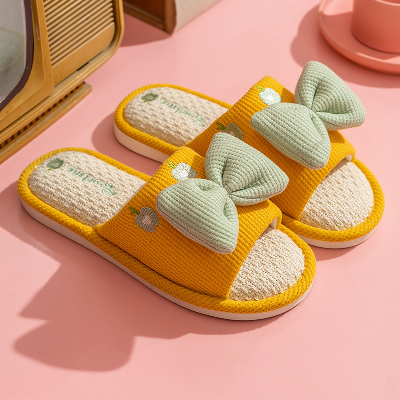 Comfort Linen Slippers for Cou - Home Textile ulasan dan harga