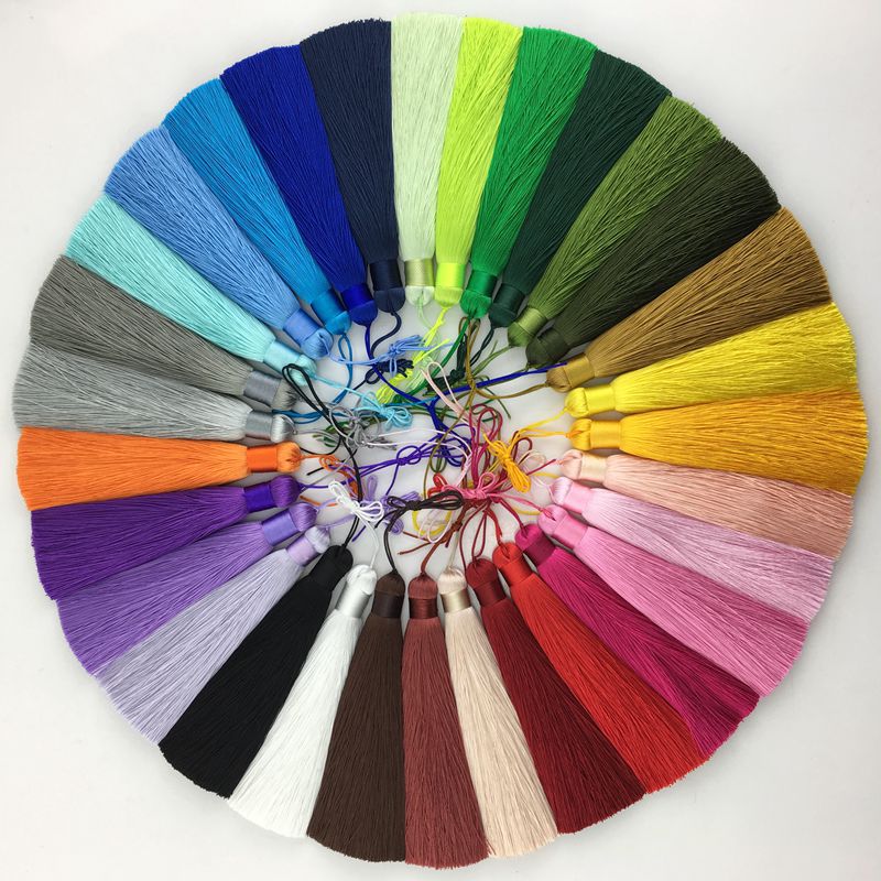 1Pcs 12CM Polyester Silk Beads - Home Ec Textiles ulasan dan harga