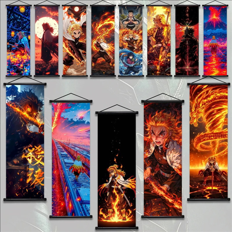 Demon Slayer Kyojuro Rengoku H - Home Textile ulasan dan harga