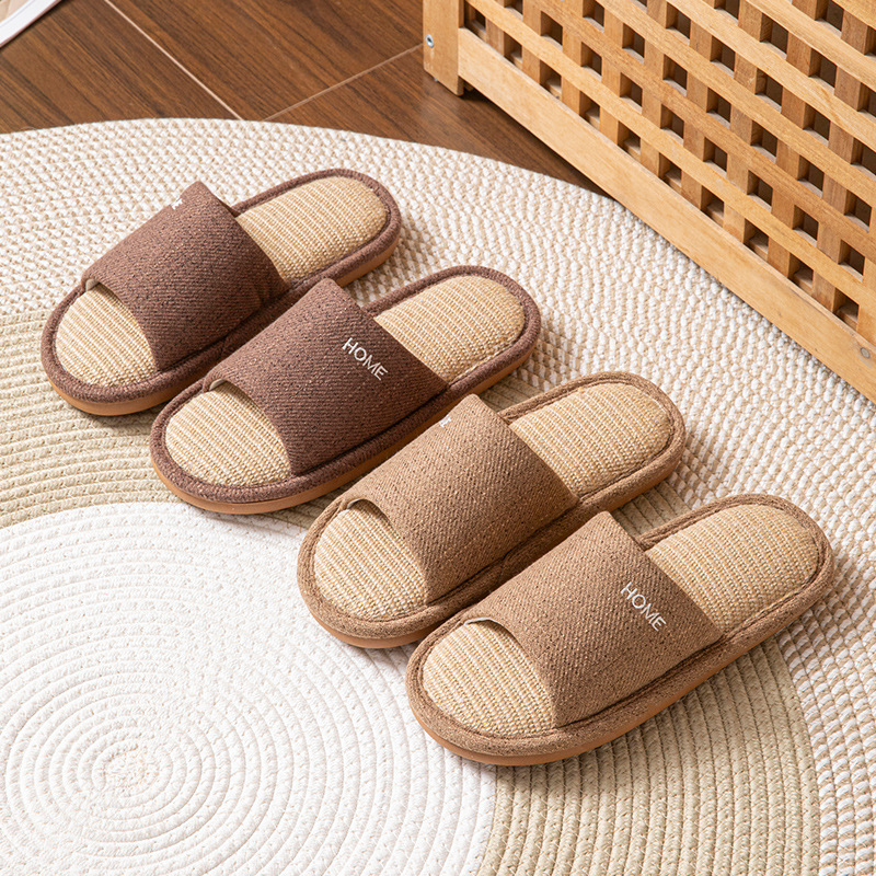 Linen Platform Women's Slipper - Home Textile ulasan dan harga