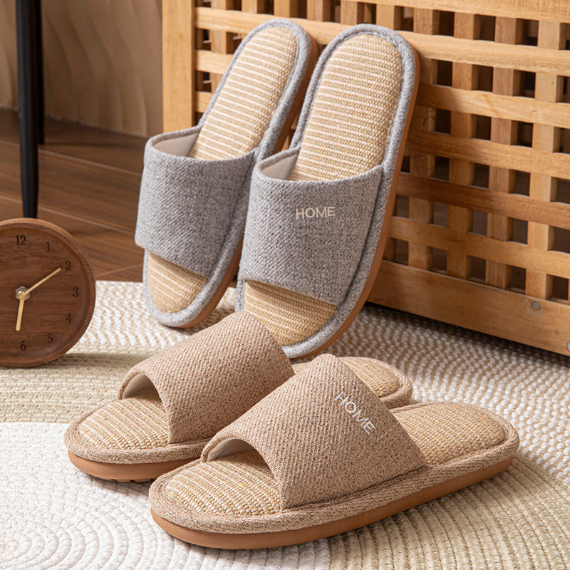 Linen Platform Women's Slipper - Home Textile ulasan dan harga