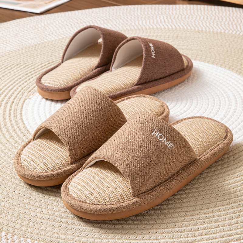 Linen Platform Women's Slipper - Home Textile ulasan dan harga