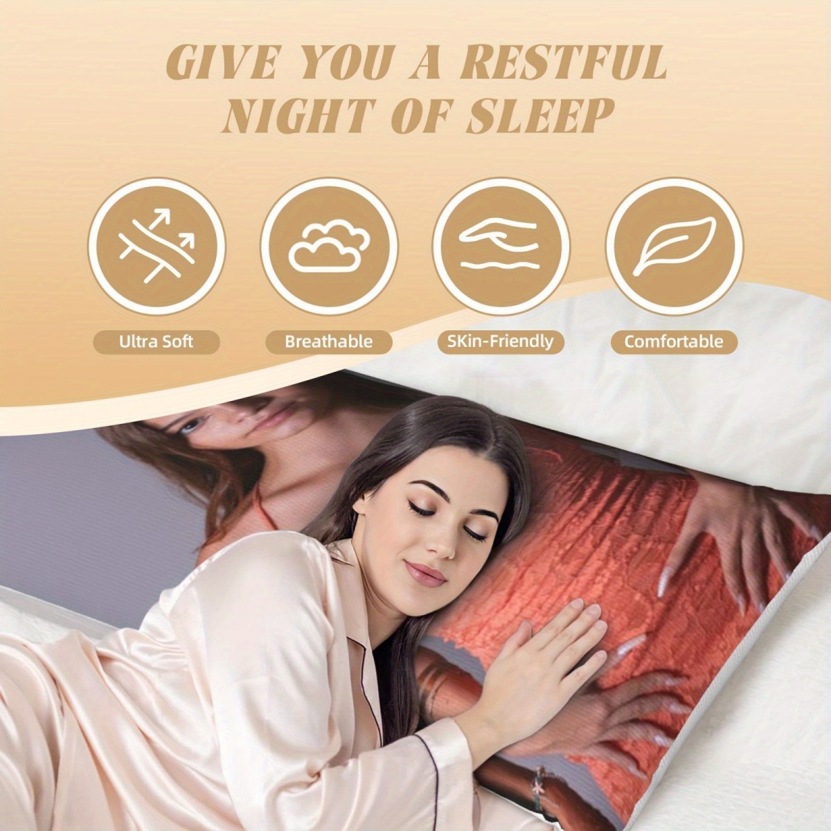 1 Custom Photo Body Pillowcase - Home Of Textiles ulasan dan harga