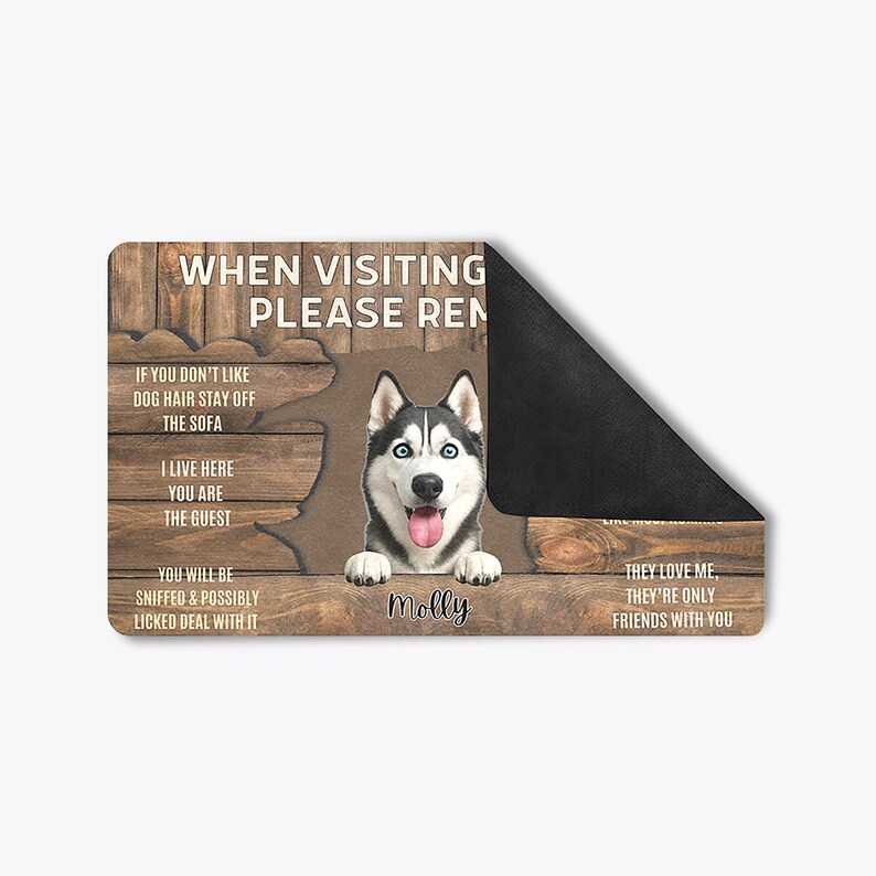Personalized Dog Portrait Door - Your Home Textiles ulasan dan harga
