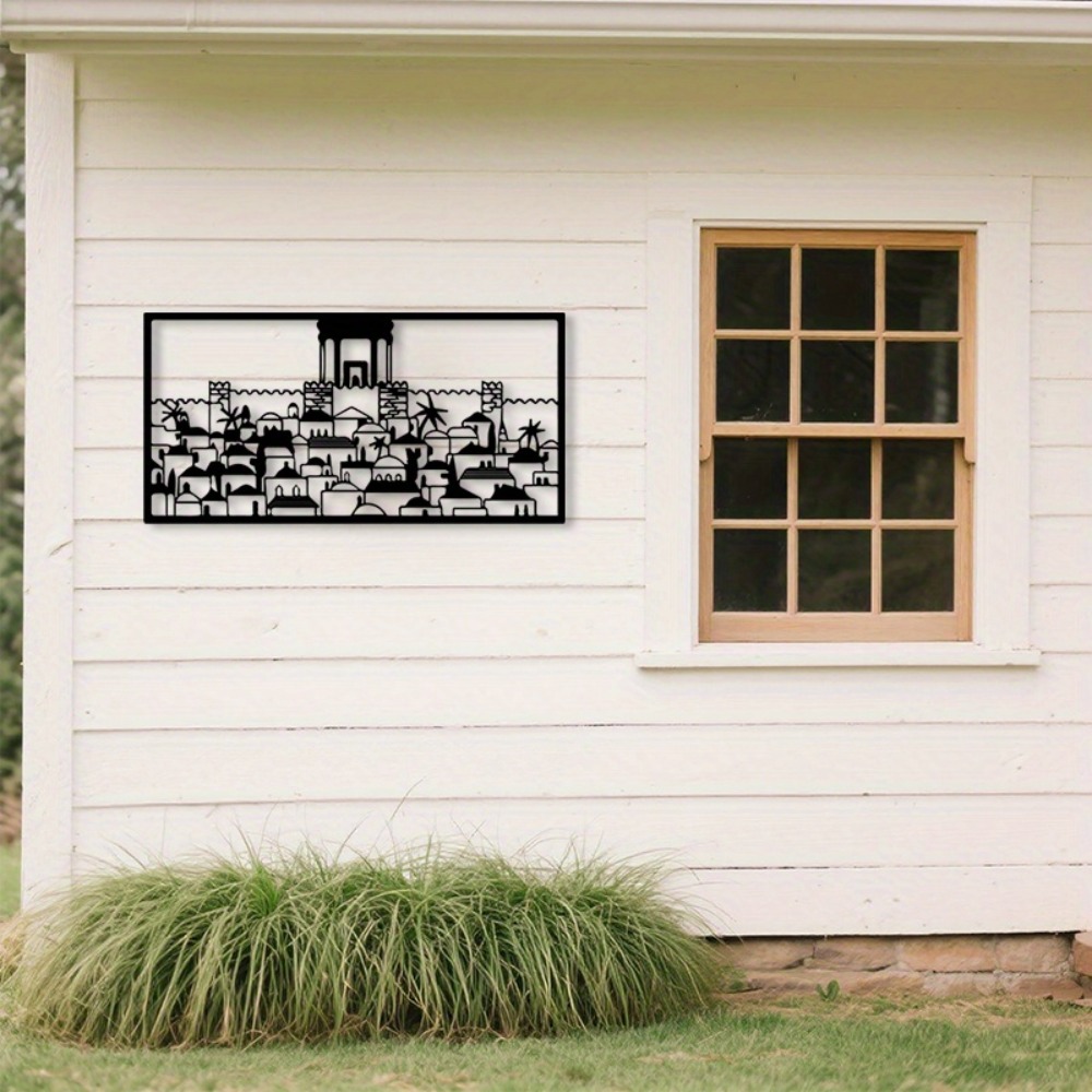 CIFBUY Metal Wall Art Jerusale - Home & Hotel Textiles Private Limited ulasan dan harga