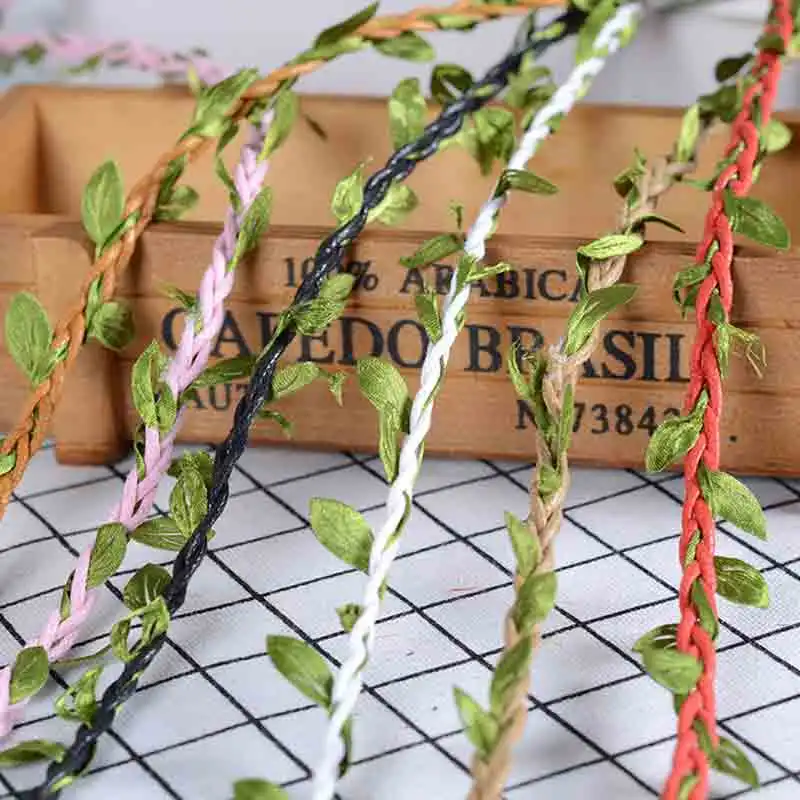 5Meter DIY Hemp rope with Leaf - Home Ec Textiles ulasan dan harga