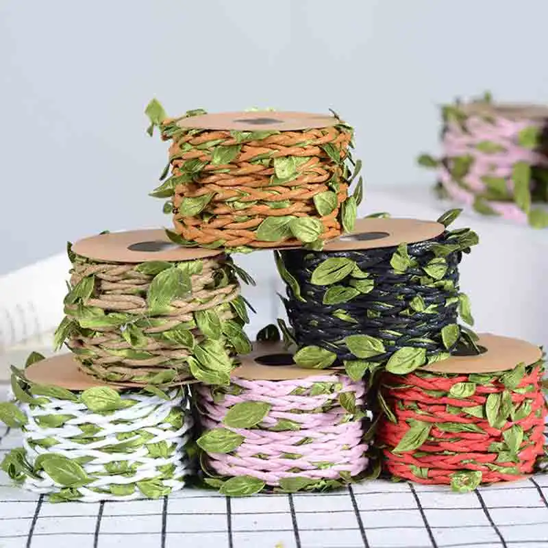 5Meter DIY Hemp rope with Leaf - Home Ec Textiles ulasan dan harga